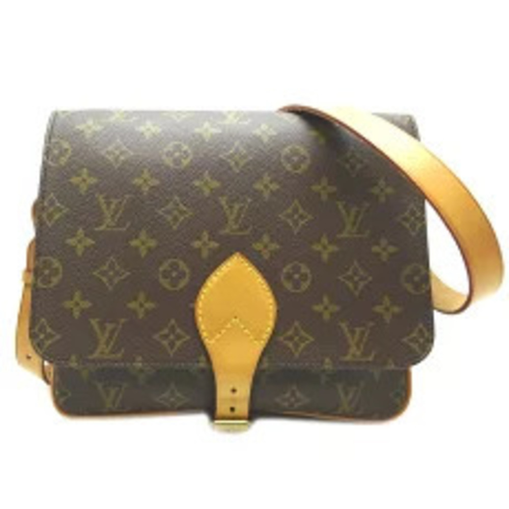 Louis Vuitton Cartouchiere Shoulder Bag Monogram Brown